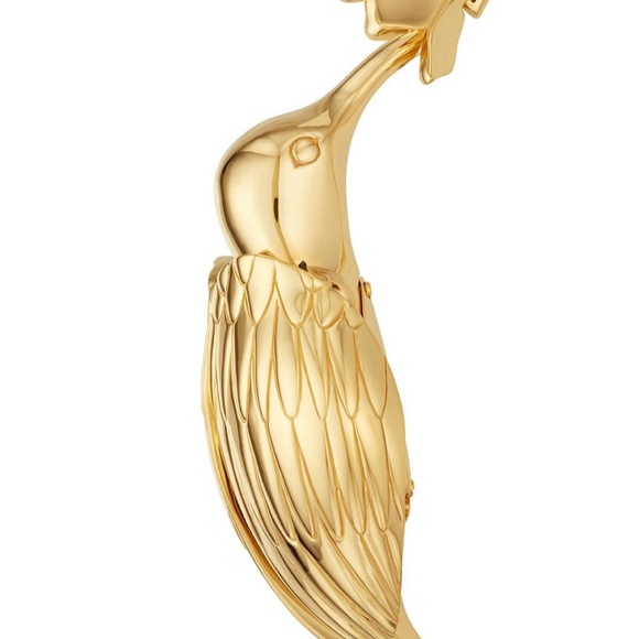 Tory Burch Hummingbird Gold Stainless Steel Bangle watch